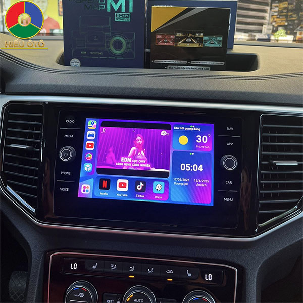 Android Box Ô Tô Volkswagen Teramont Chính Hãng 